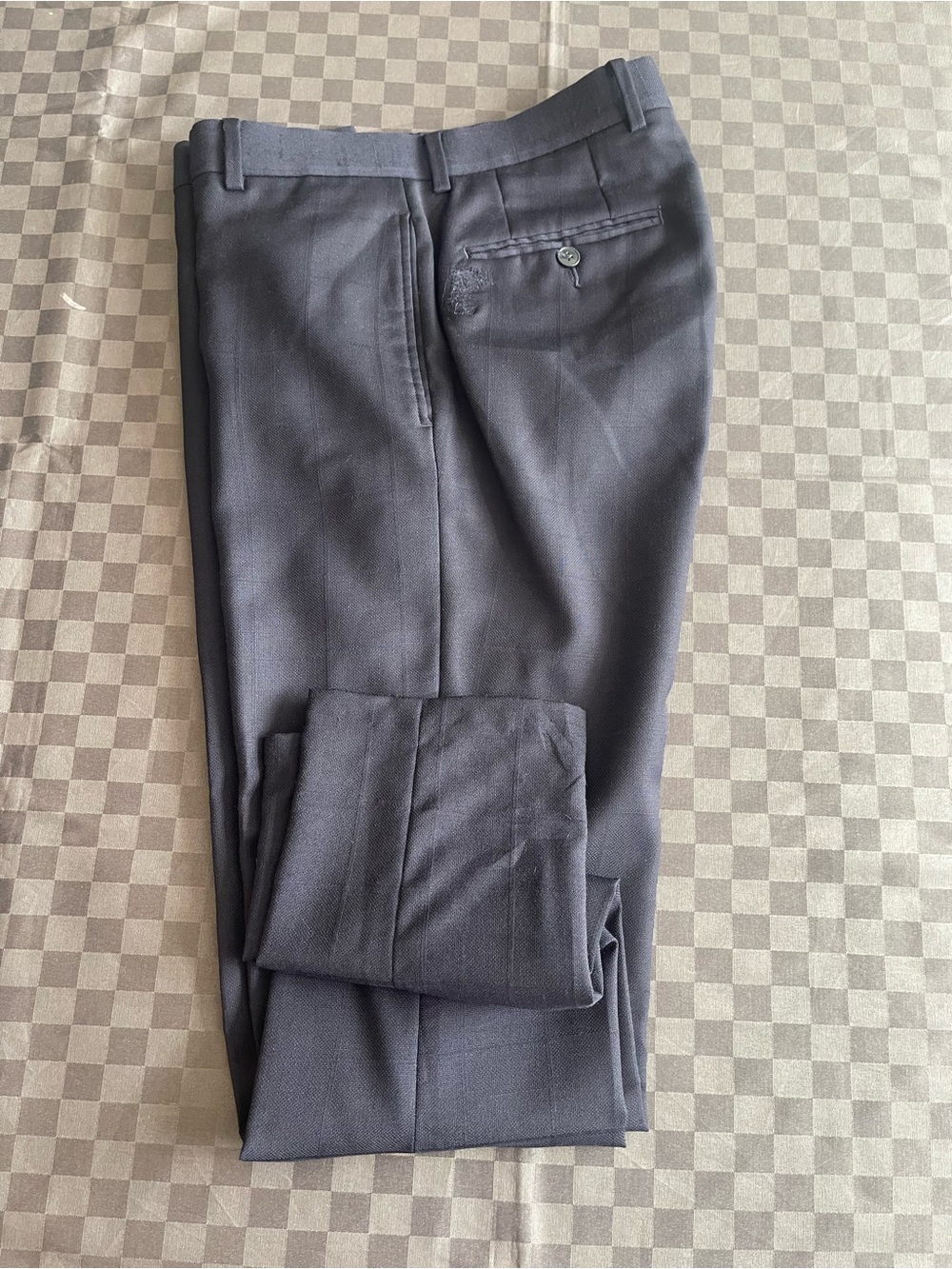 Calvin Klein Men's Dress Pants in Navy Blue